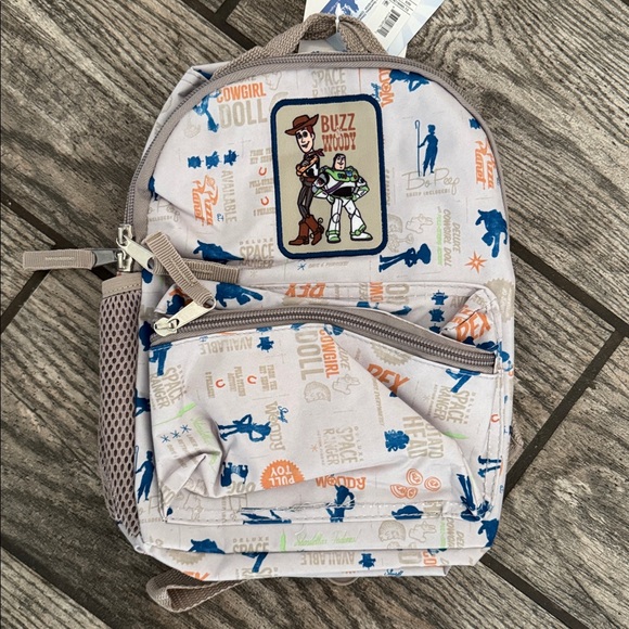 Toy Story toddler mini Backpack Set Woody Buzz Pixar Disney Disneyland - Picture 2 of 5